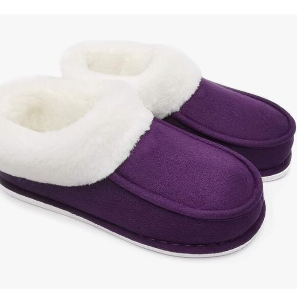 Winter Warm Faux Suede Plush Slippers - Picture 5 of 5
